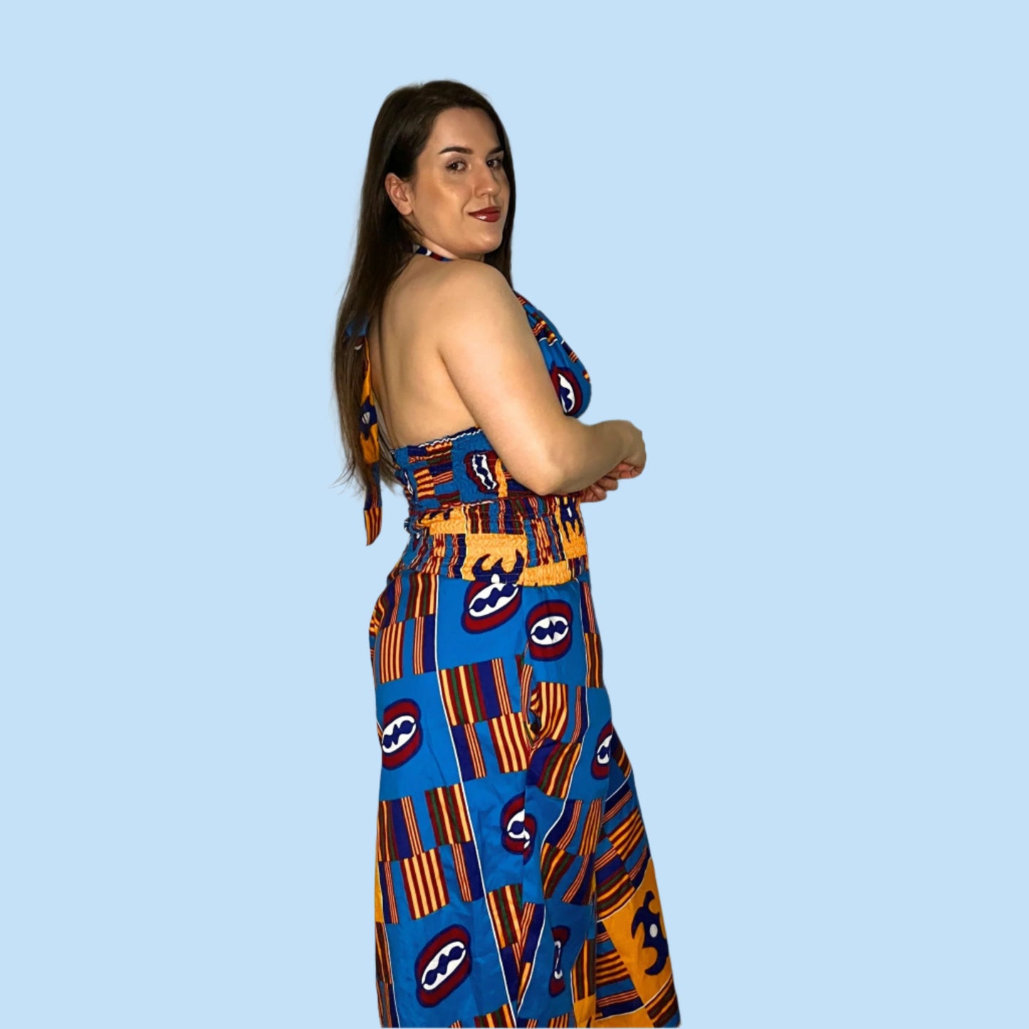 Haddi Halter Neck Top & Wide Leg Culottes