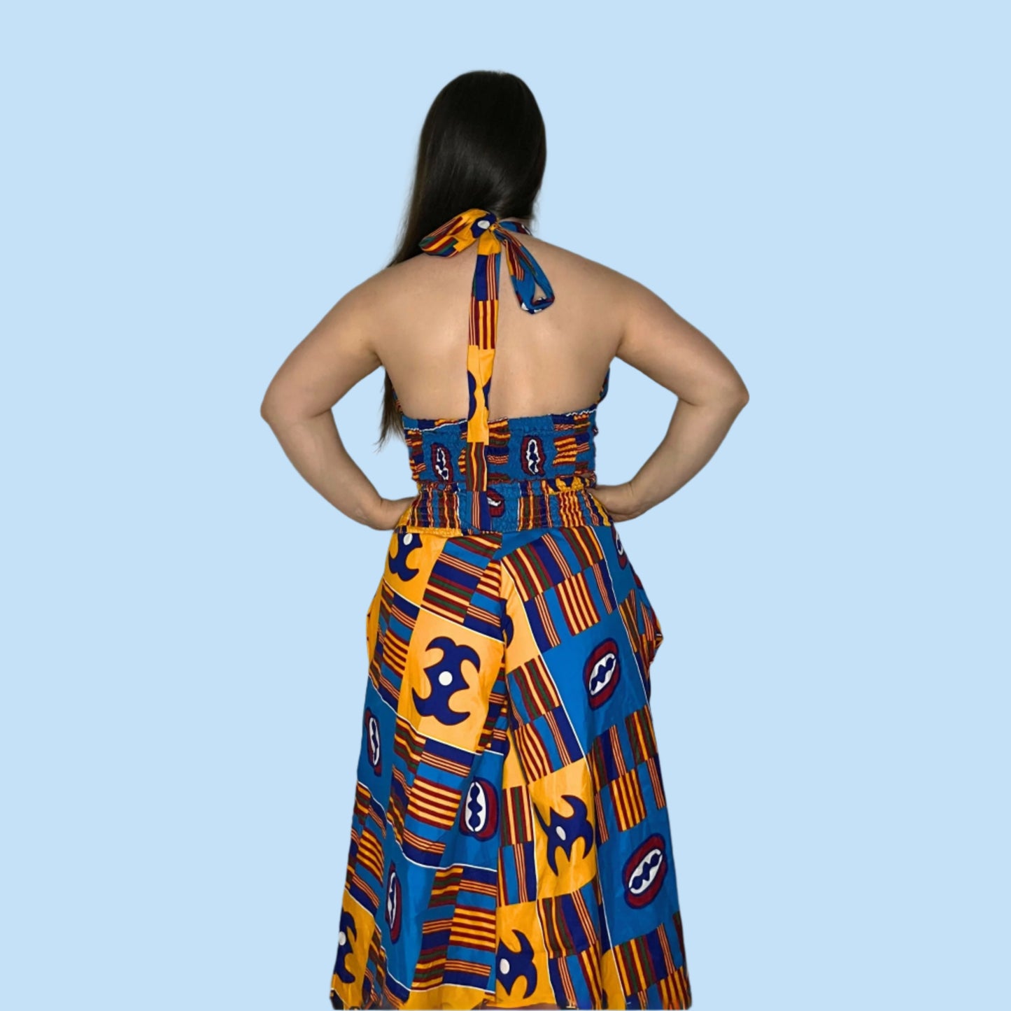 Haddi Halter Neck Top & Wide Leg Culottes