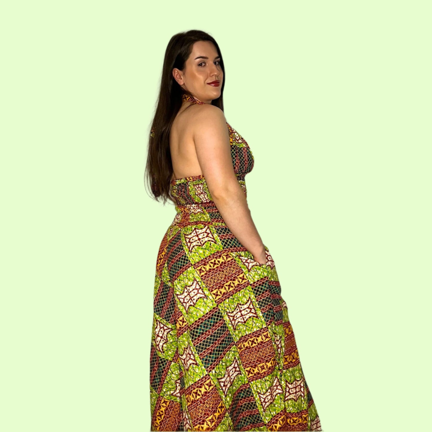 Lola Halter Neck Top and Wide Leg Culotte