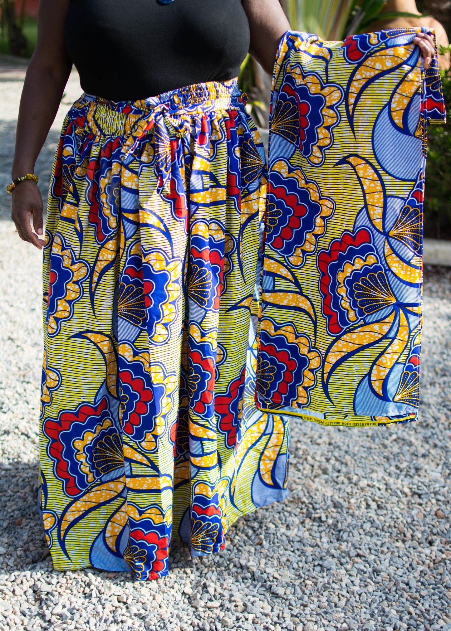 Katy Kaleidoscope Maxi Skirt & Scarf