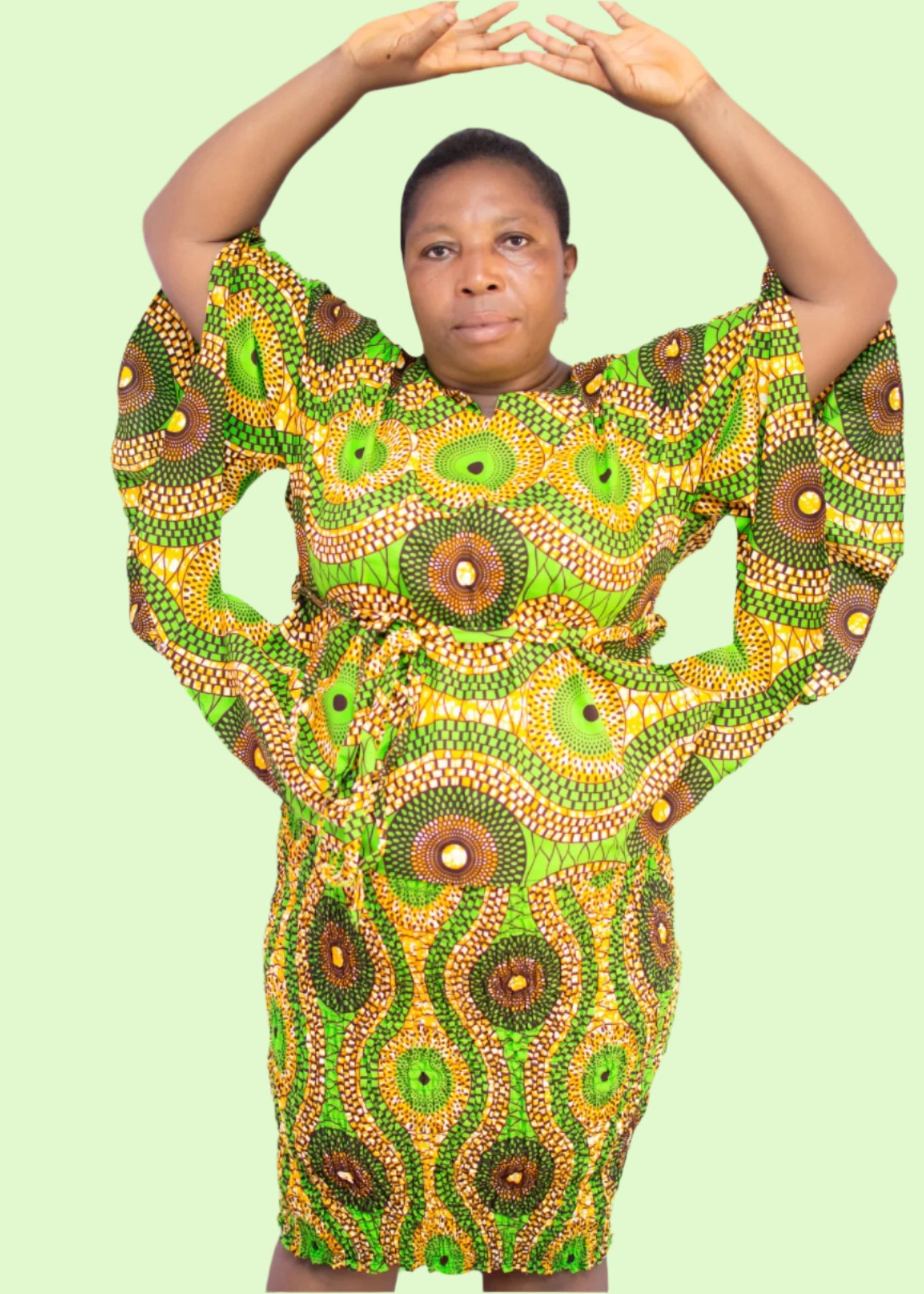 Deja Batwing Top and Pencil Skirt & Scarf