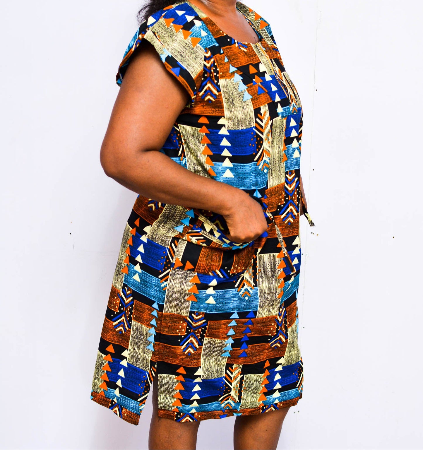 Aderlaide Two Pockets Straight Dress