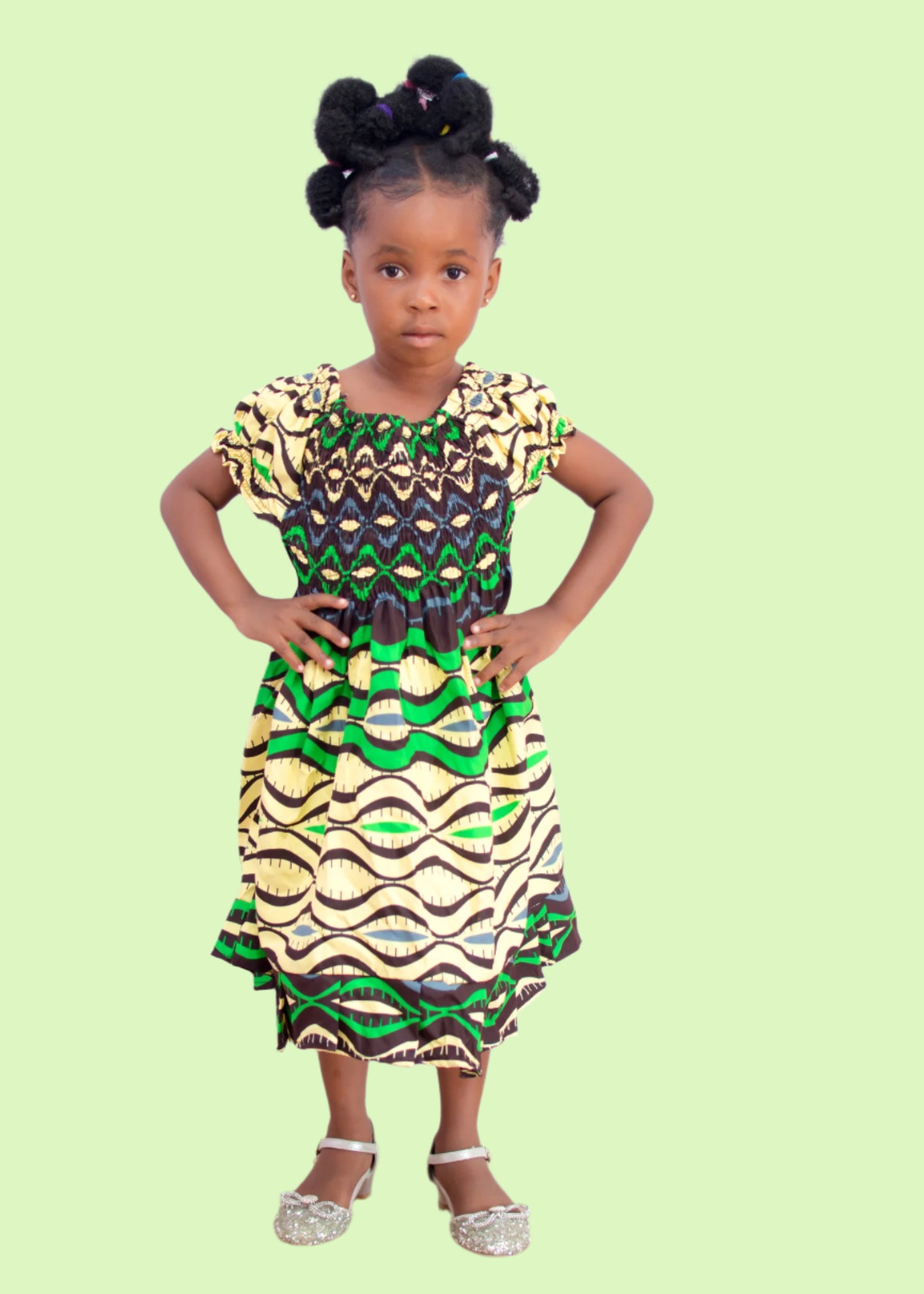 Nina Shirred Top Skirt & Scarf