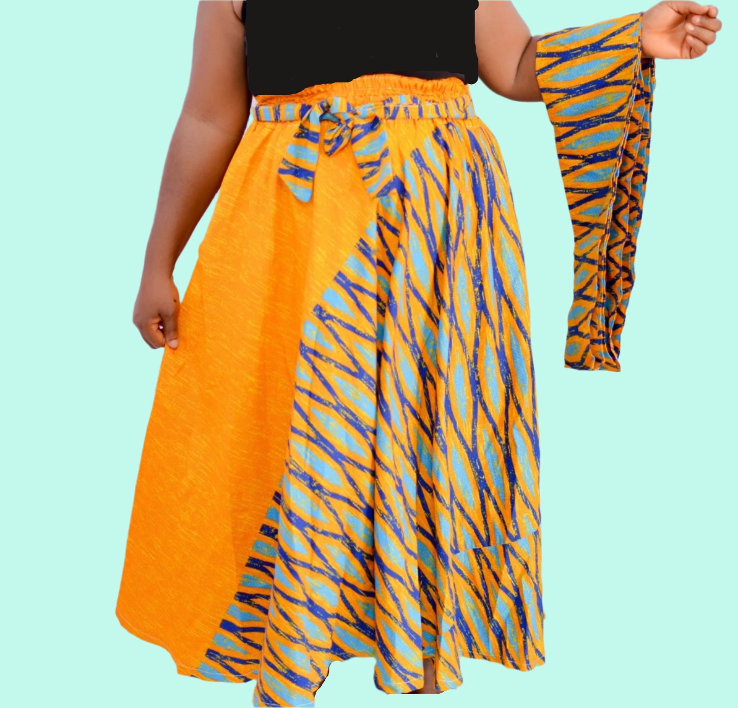 Taraji Maxi Skirt & Scarf