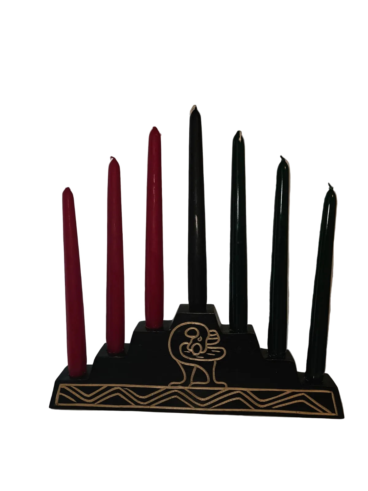 Sankofa Kinara and 7 candles