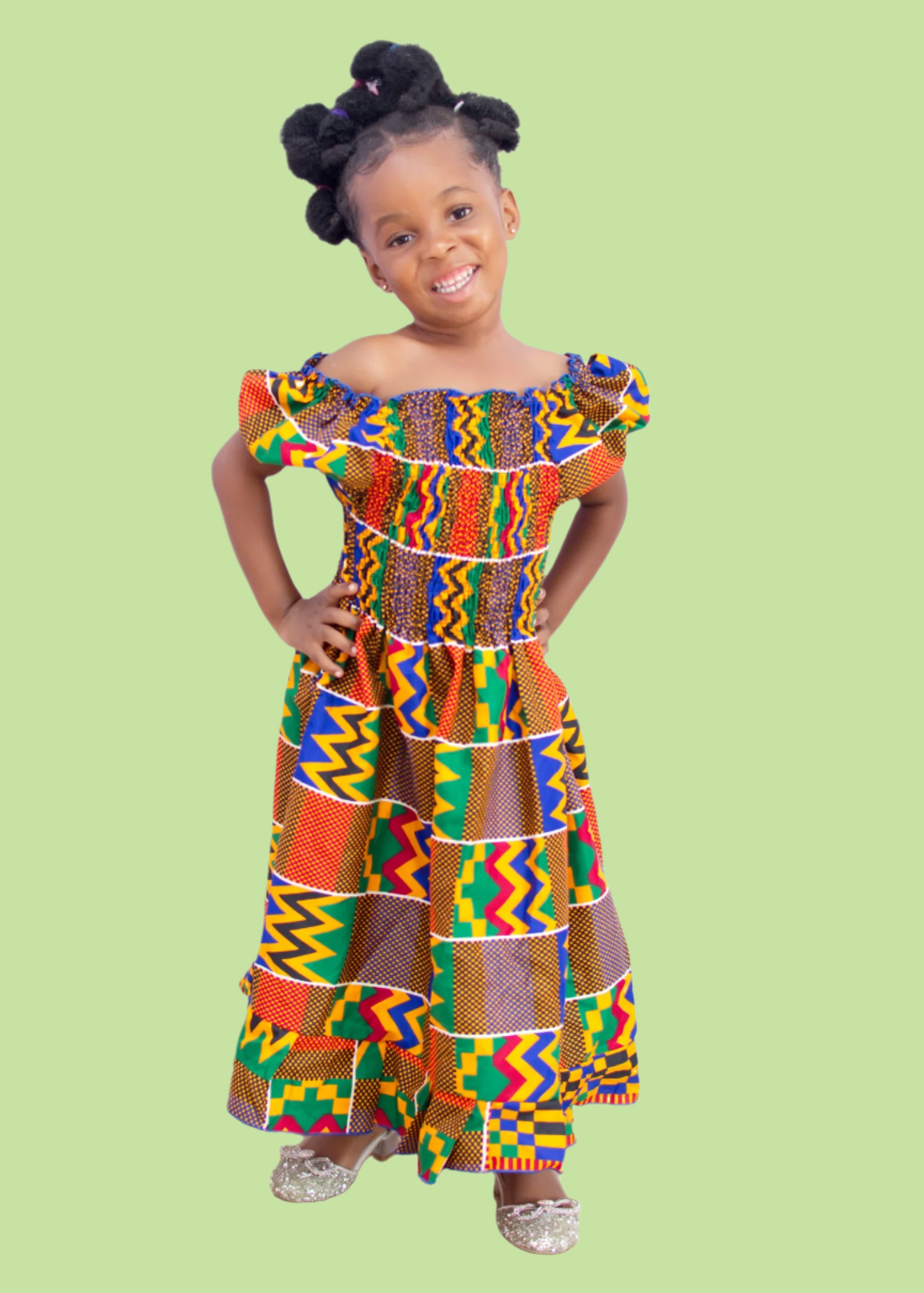 Emilu Kente Lil Miss Dress