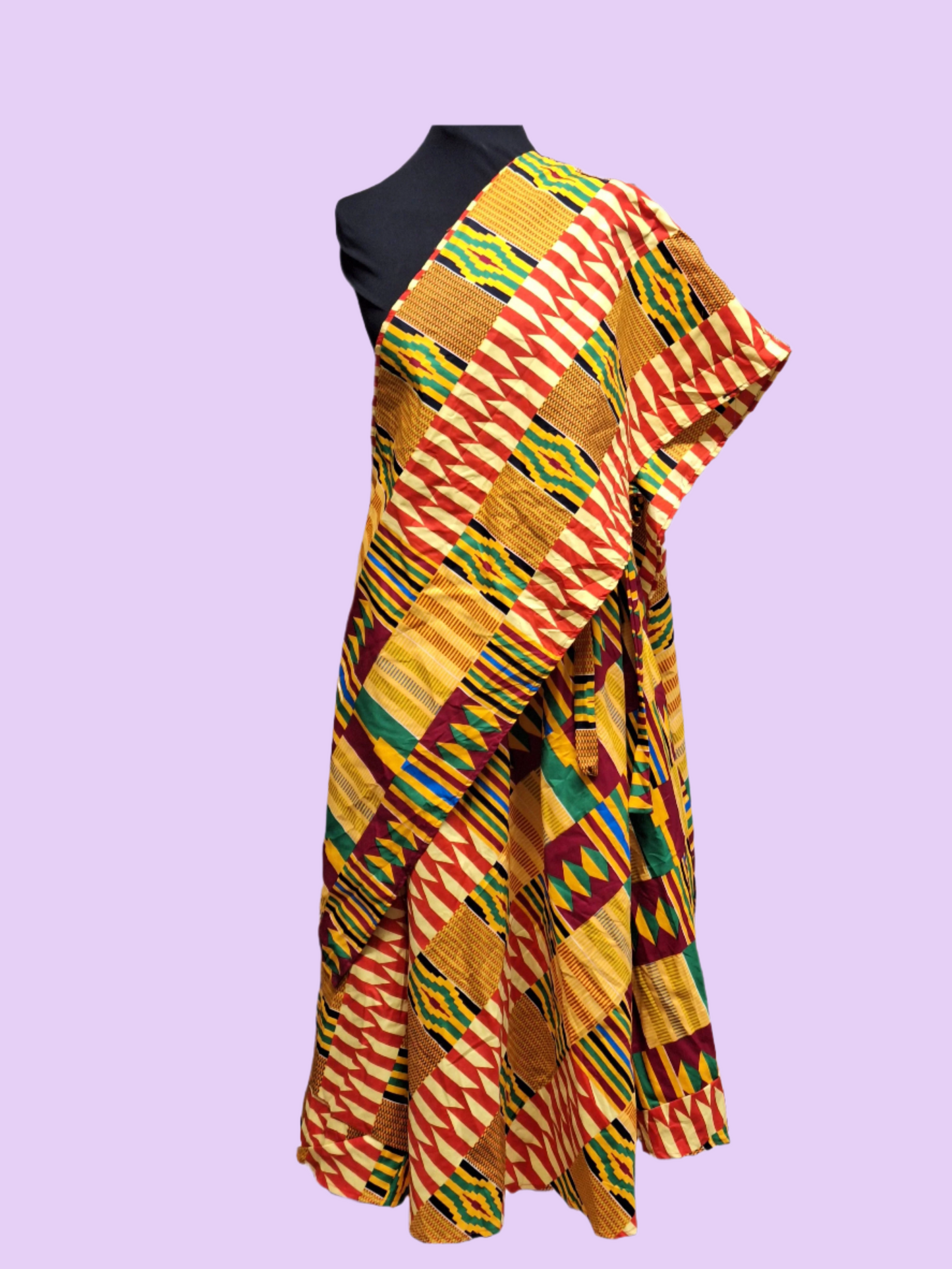 Melinda Kente Maxi Skirt & Scarf
