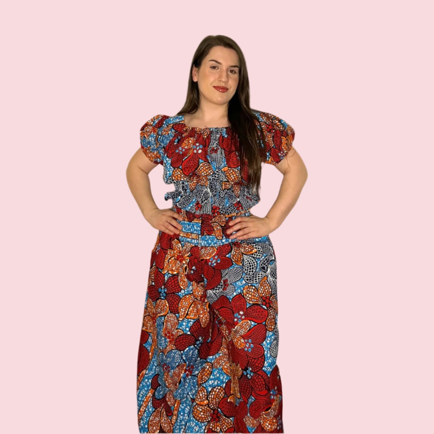 Tanya Shirred Top and Wide Leg Culottes
