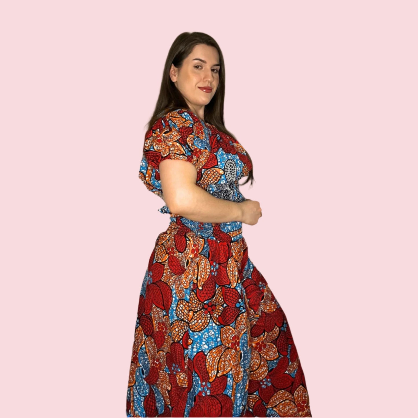 Tanya Shirred Top and Wide Leg Culottes