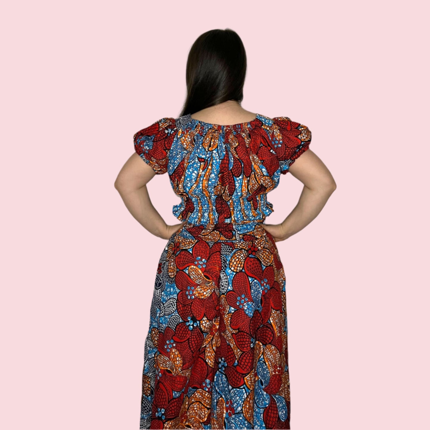 Tanya Shirred Top and Wide Leg Culottes