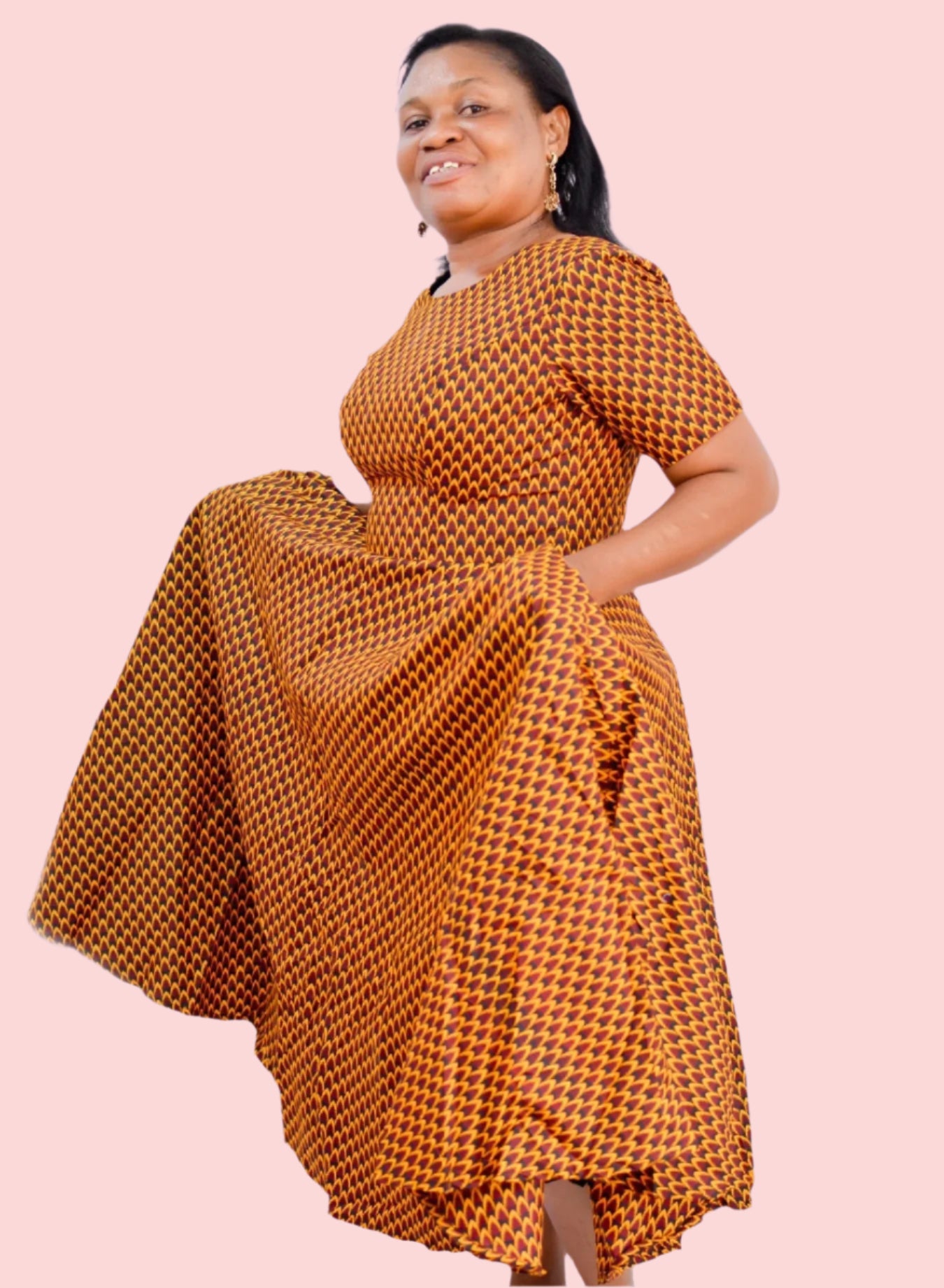 Samantha Fit and Flare Dress & Scarf