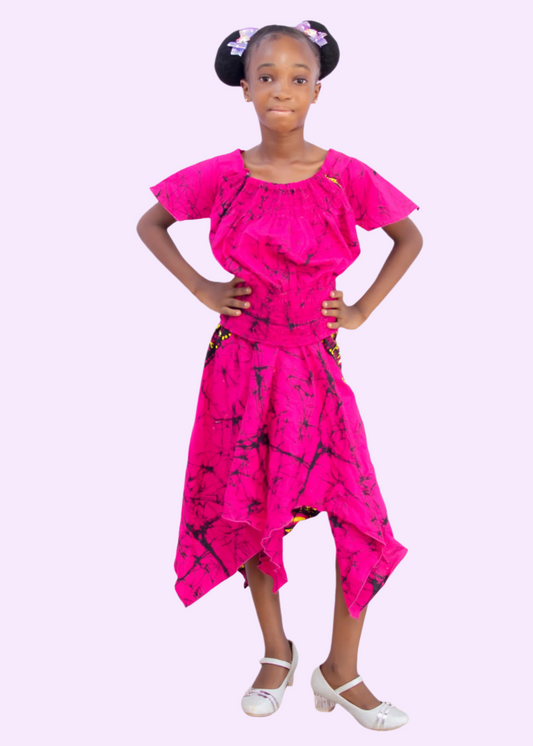 Hannah Lil Miss Asymmetrical Skirt & Top